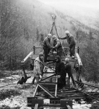 12 fotek původní lanové dráhy na Pustevny