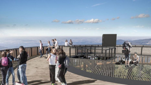 Další stezka v korunách stromů, tentokrát na Čantoryji Další stezka v korunách stromů, tentokrát na Čantoryji